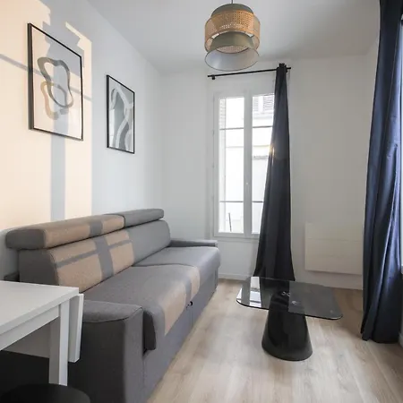 5#studio 2pers#paris 15#commerce#ac Appartamento *